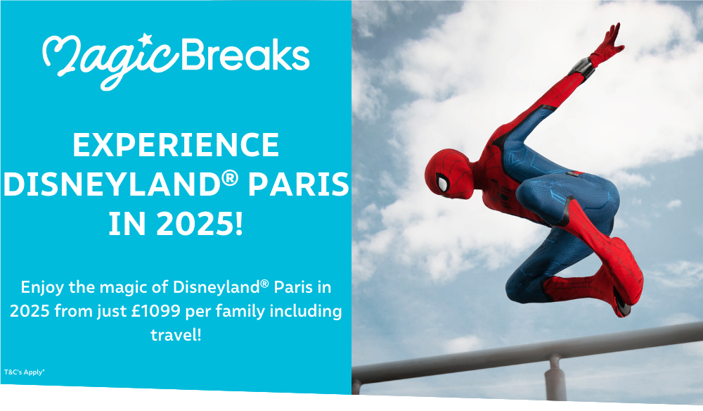 🏰 Experience Disneyland Paris in 2025 from just £1099 per family